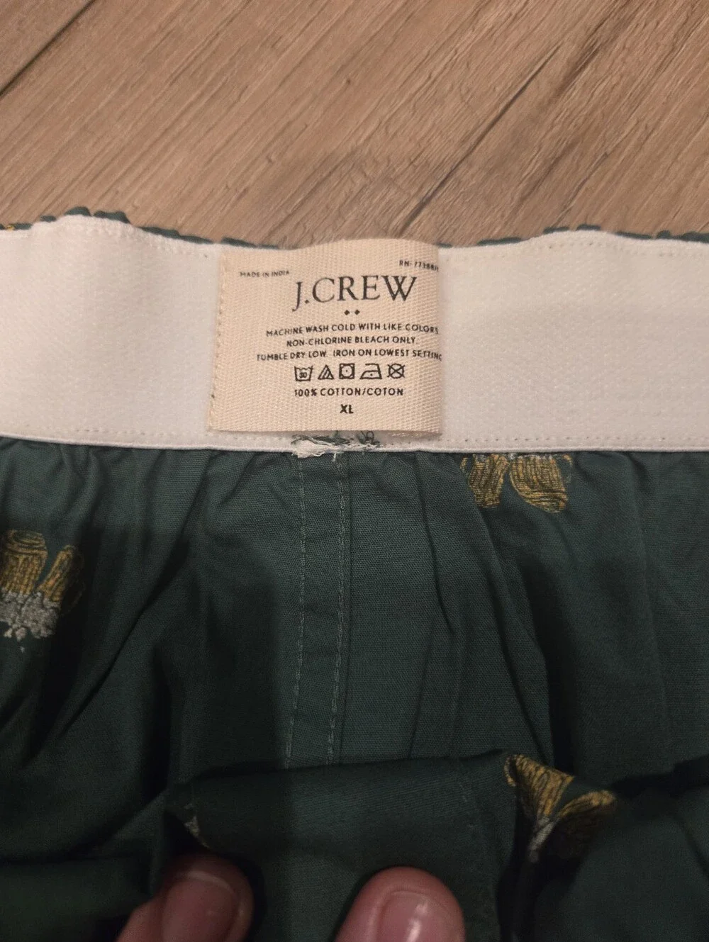 J.Crew Men’s XL Boxer Shorts – 100% Cotton 2 Piece NEW